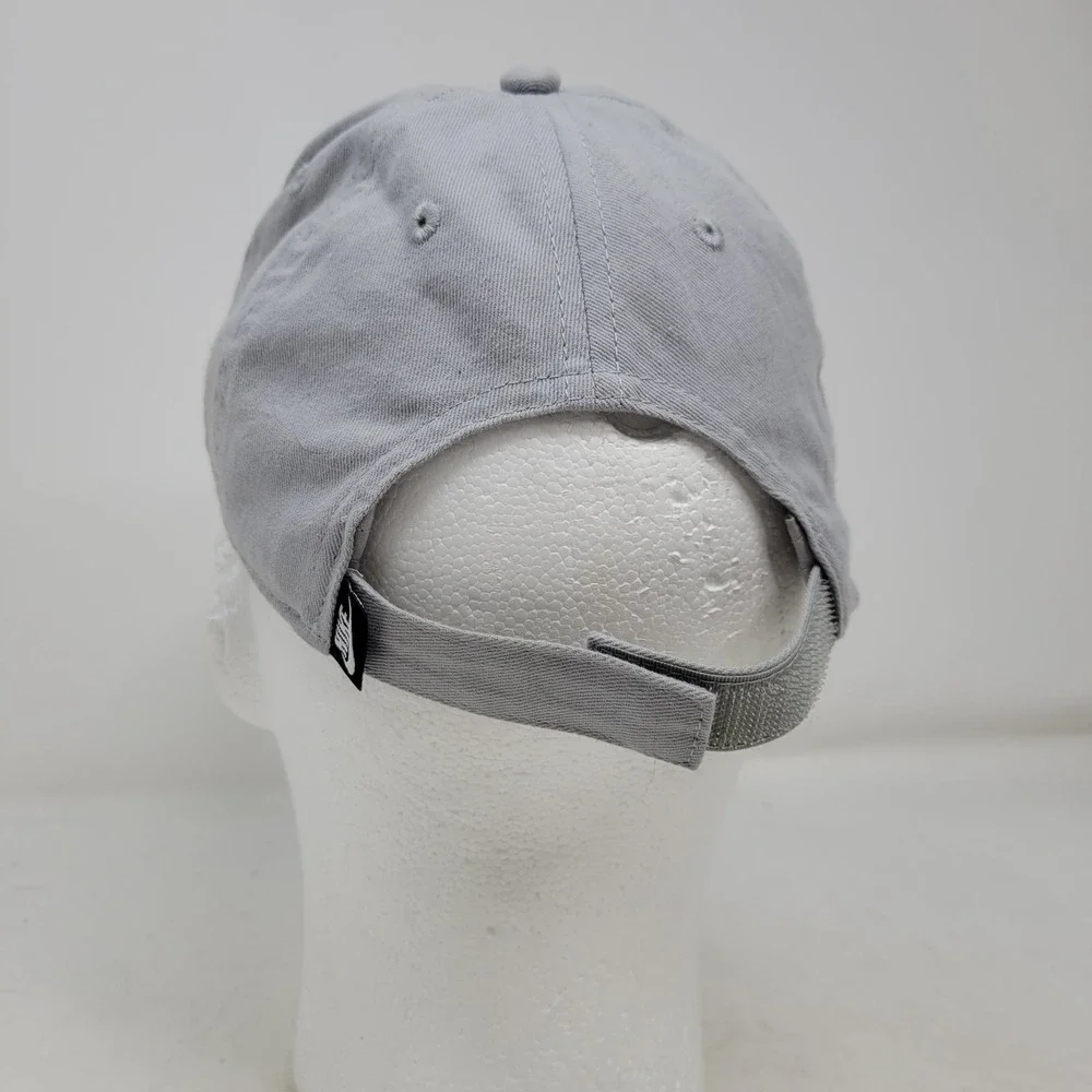 Nike Hat‎ Cap Strap Back Child Gray Patch Logo Club Youth 4-7 Boys Girls Kids